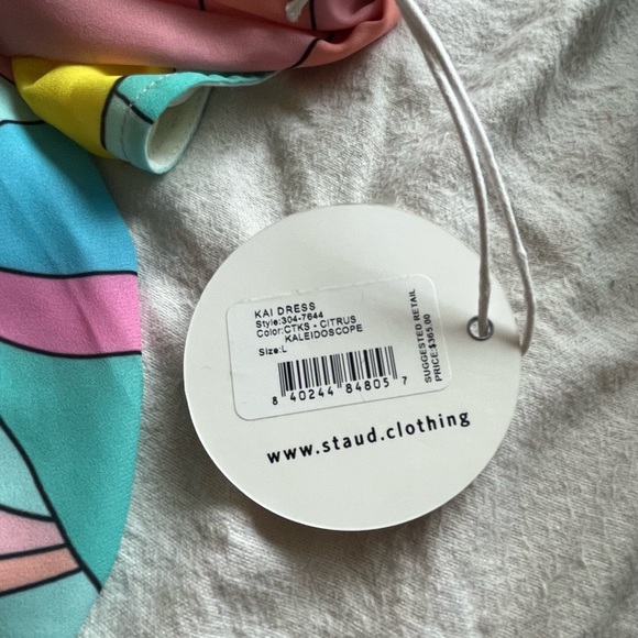 STAUD midi dress BRAND NEW W TAGS - Picture 4 of 4